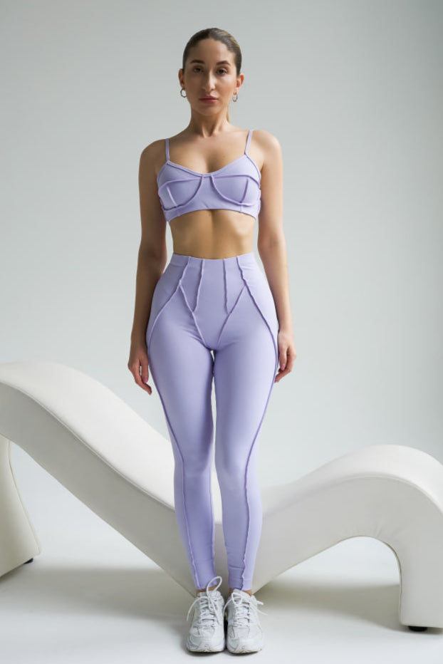 Conjunto Skin Fit - Lilás