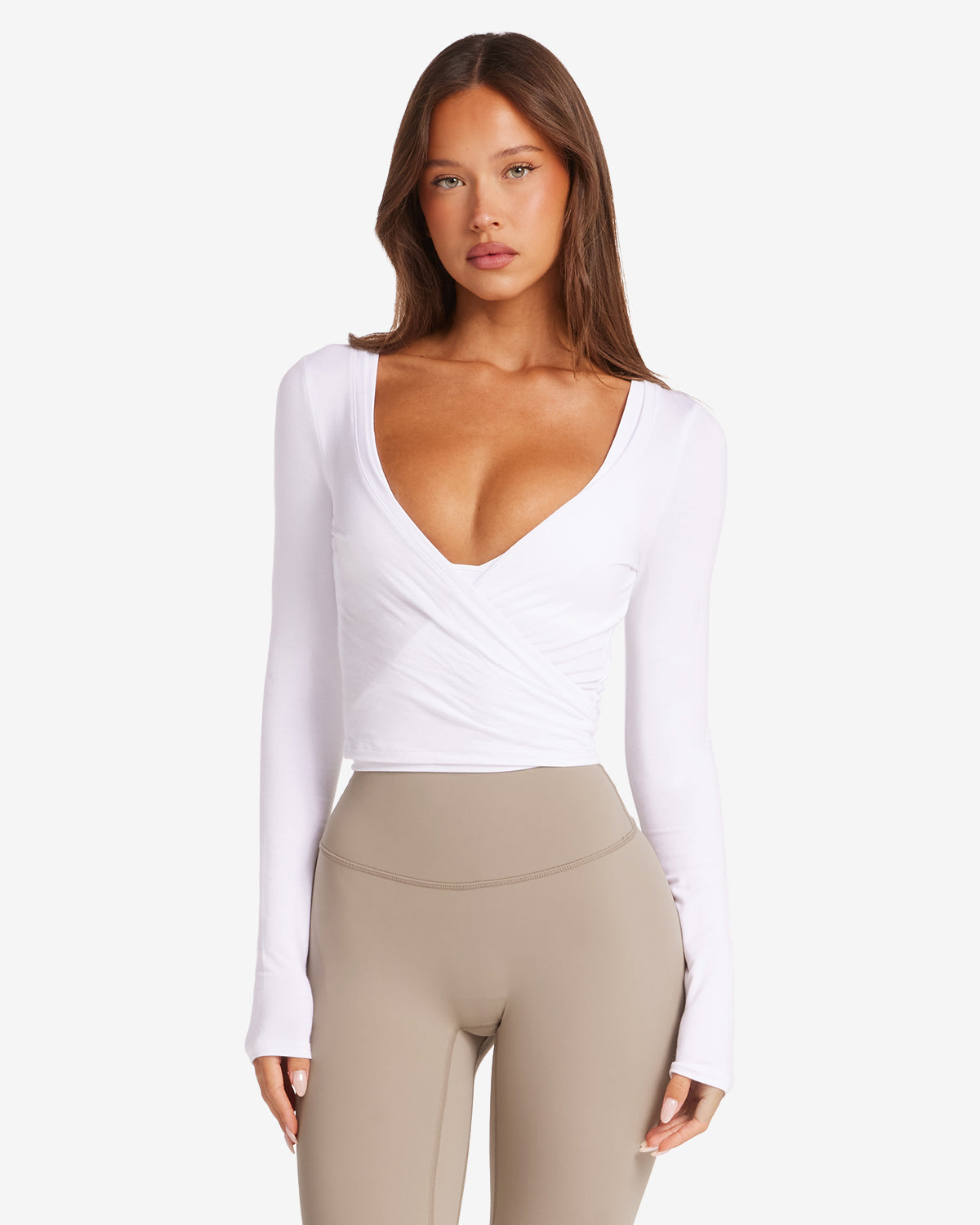 Blusa Transpassado Ballet -  Branco