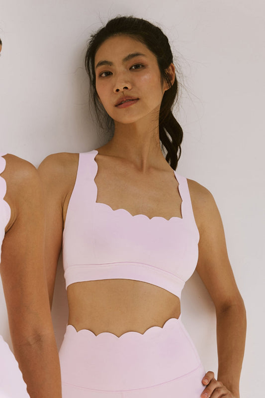 Top Nuvem Sports Bra - Rosa Blush