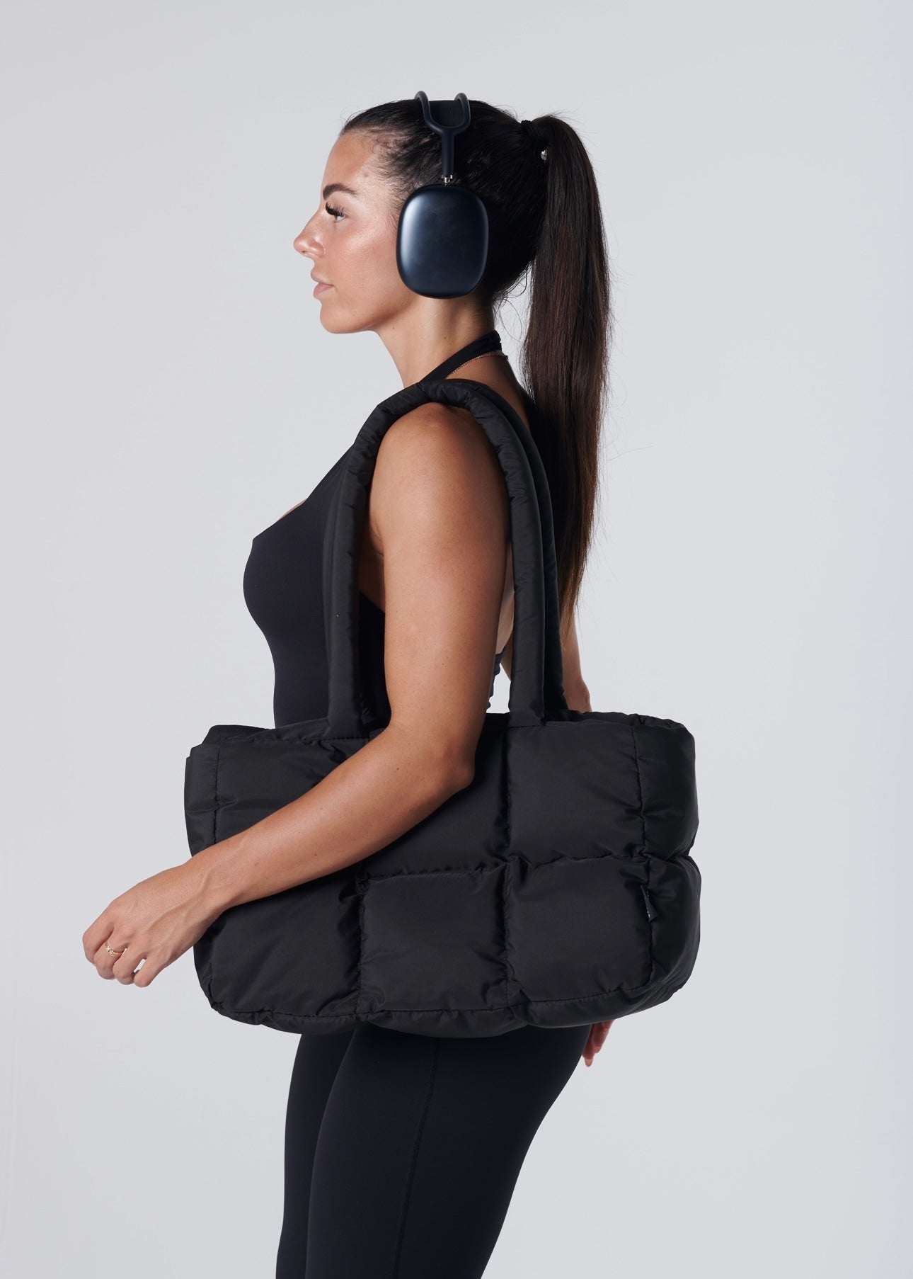Bolsa Tote Nuvem - Preto