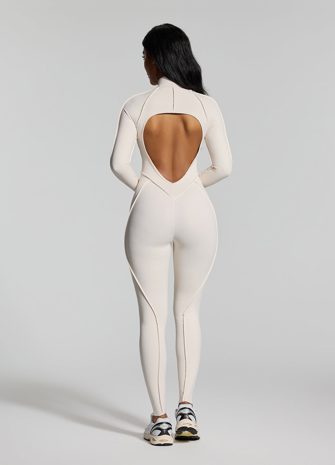 Macacão Skin Fit - Marfim