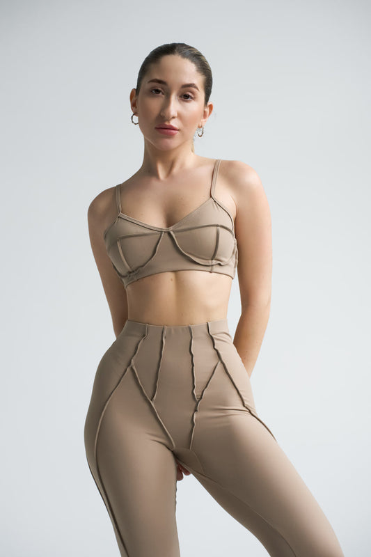 Conjunto Skin Fit - Nude